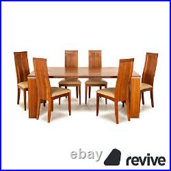 Venjakob Wood Set Braun Beige 6er Chair Set Dining Table Dining Room